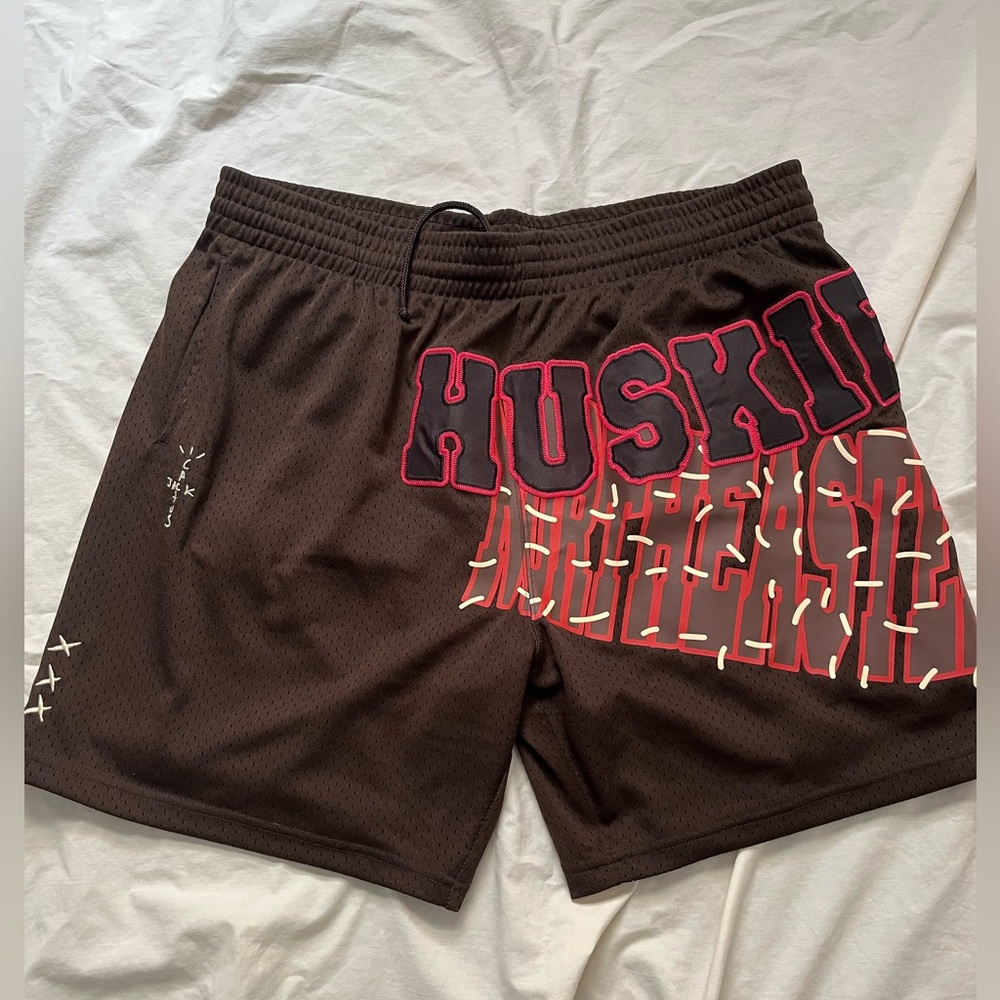 Travis Scott Cactus Jack Northeastern Huskies Shorts SZ 2XL